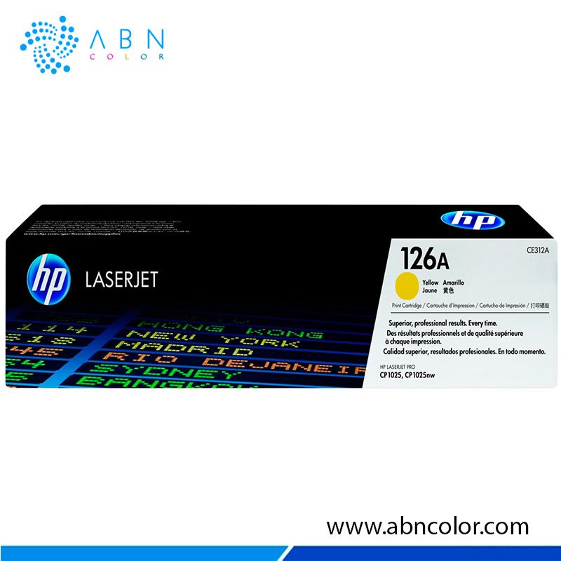 TONER HP CE312A 126A CP1025 YELLOW 1000PG