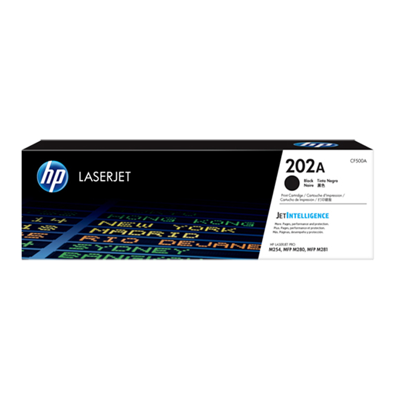 Toner HP 202A Negro Original CF500A Laserjet Pro m281fdw m254dw m254dn El Mejor Precio