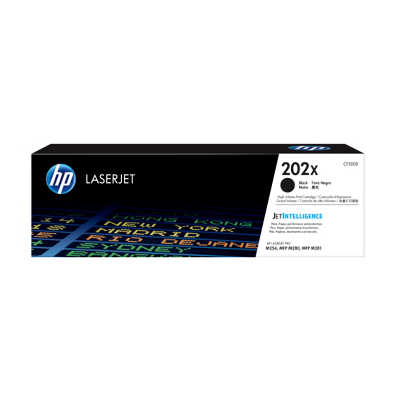 Toner HP 202X Negro Original CF500X Laserjet Pro m281fdw m254dw m254dn El Mejor Precio