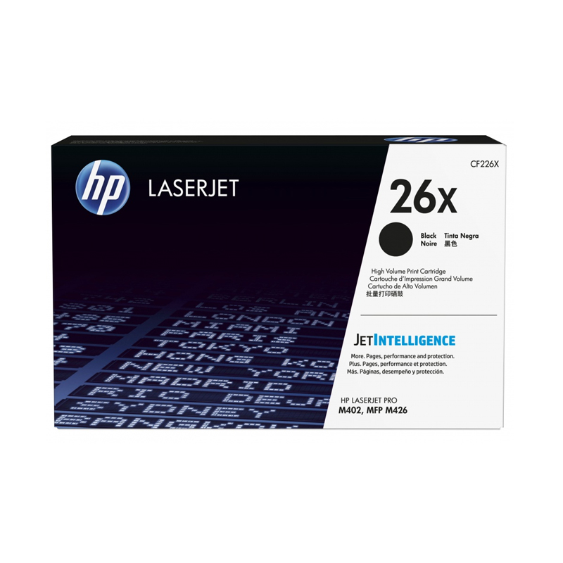 Tóner HP 26X Negro Laserjet Pro mfp m426fdw, m426dw, m426fdn M402dw M402dn