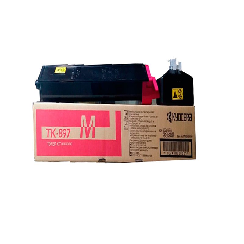 Kyocera TK-897M Magenta Original para FS-C8025MFP, FS-C8520MFP y TASKalfa 205c