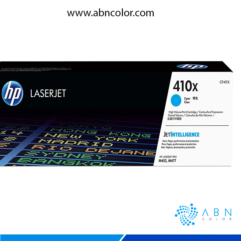 Toner HP 410X Cian Original Cf411X LaserJet pro m452dw m452dn m452nw, MFP M477fdw, M477fnw el Mejor Precio