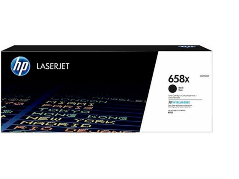 Toner HP 658X Negro Original, W2000X, toner HP Color LaserJet Enterprise MFP M571 M571dn M571n