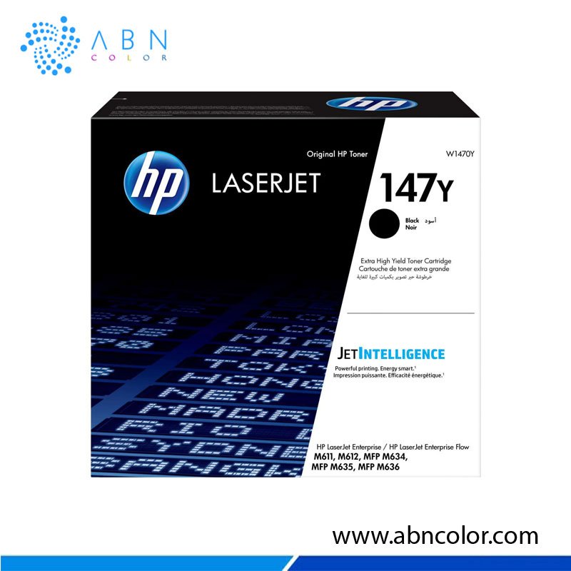 Toner HP 147Y Negro W1470Y Original para M634z, M635h, M610dn y M634h