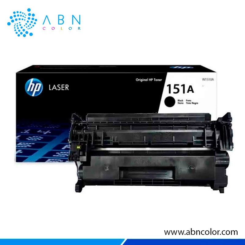 Toner HP 151A Negro Original W1510A para 4103fdw, 4103fdn, 4003dw, 4003dn, 4003n
