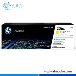 Toner HP 206X Amarillo W2112X Para M283fdw, M255dw, M282nw