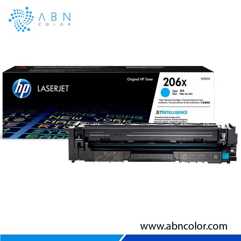 TONER-HP-206X-CYAN Tóner HP 206X Cyan W2111X | M283fdw, M255dw, M282nw
