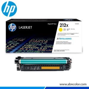 Toner HP 212X Amarillo W2122X Original para M578dn, M578c, M555dn, M554dn y M578z