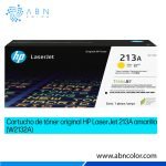 Toner HP 213A Amarillo W2132A Original para 5800dn, 5700dn, 6700dn, 6800dn