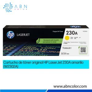 TONER HP 230A Amarillo W2302A Para Impresora Laser 4203cdn, 4303fdn, 4203dn, 4203dw, 4303fdw