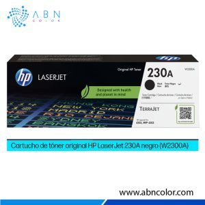 Tóner HP 230A Negro W2300A Original para Impresora 4203cdn, 4303fdn, 4203dn, 4203dw, 4303fdw