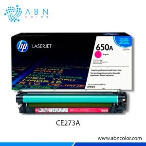 Tóner HP 650A Magenta Original CE273A Para CP5525 M750