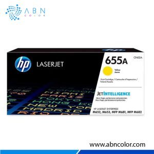 Toner HP 655A Amarillo CF452A para M652 y M681