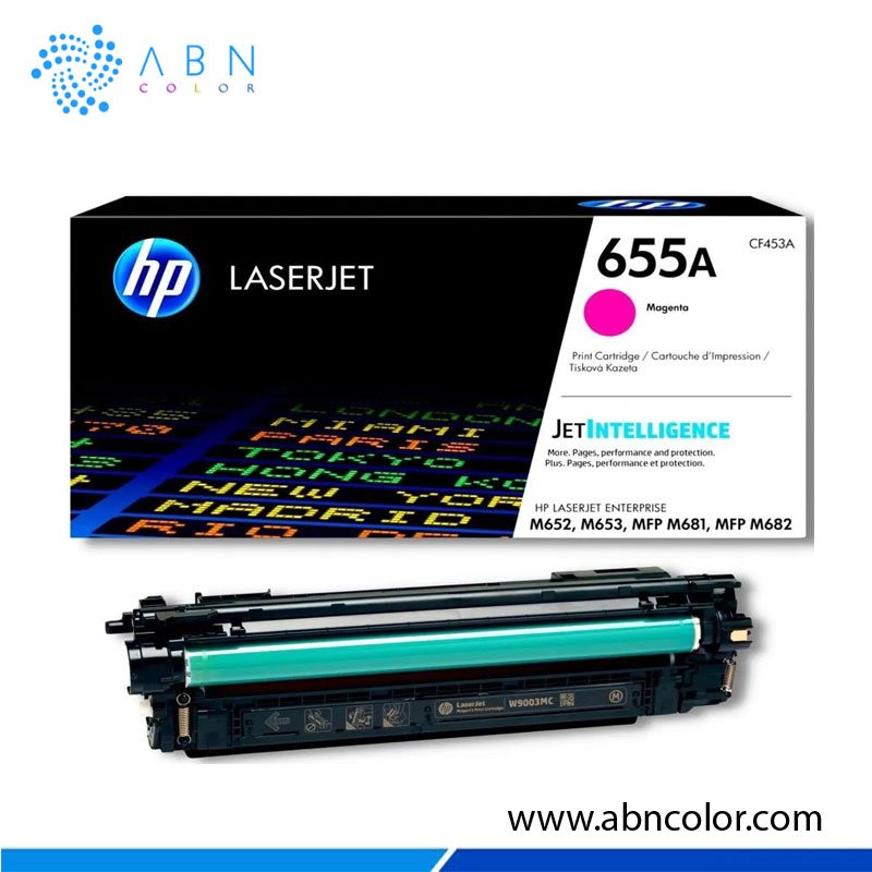 Toner HP 655A Magenta CF453A para M652 y M681