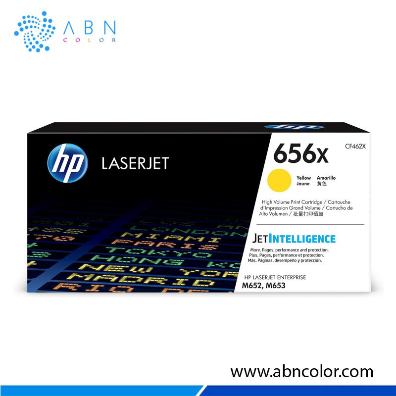 Toner HP 656X Amarillo CF462X para M681dh y M653dn