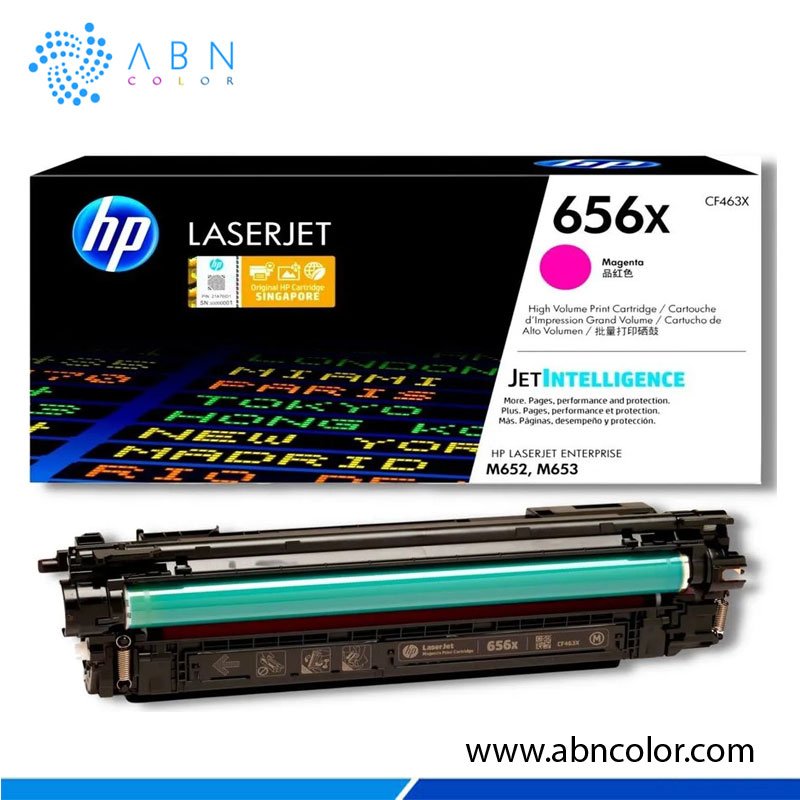 Toner HP 656X Magenta CF463X para M681dh y M653dn