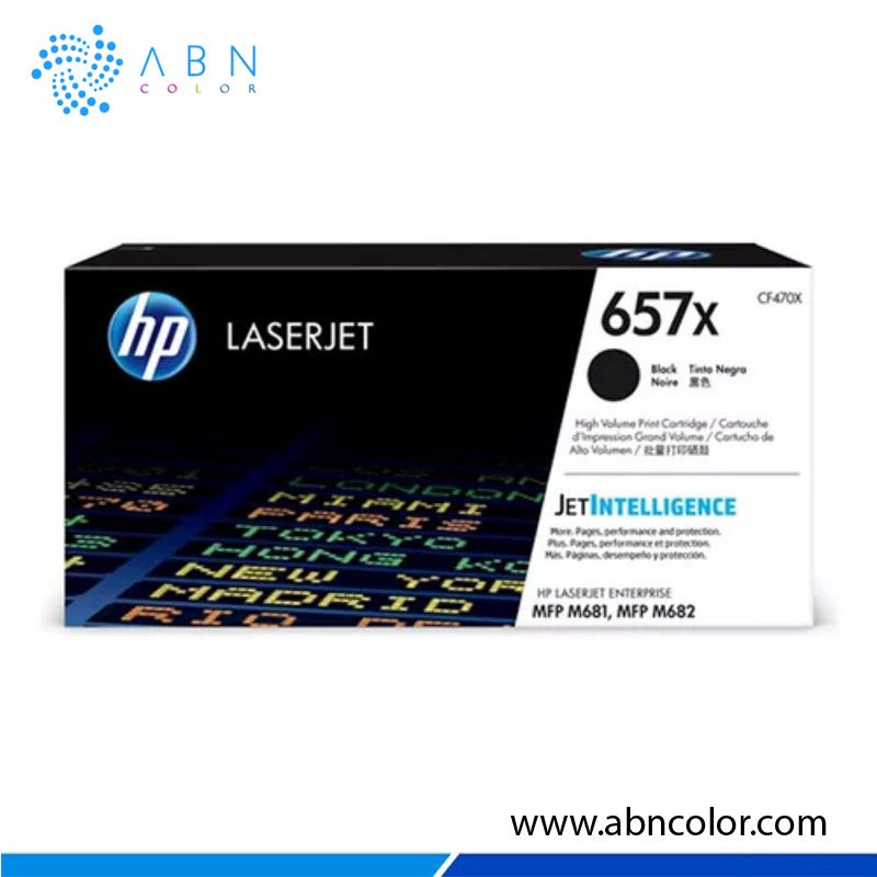 Toner HP 657X Negro CF470X para MFP M681 y M652
