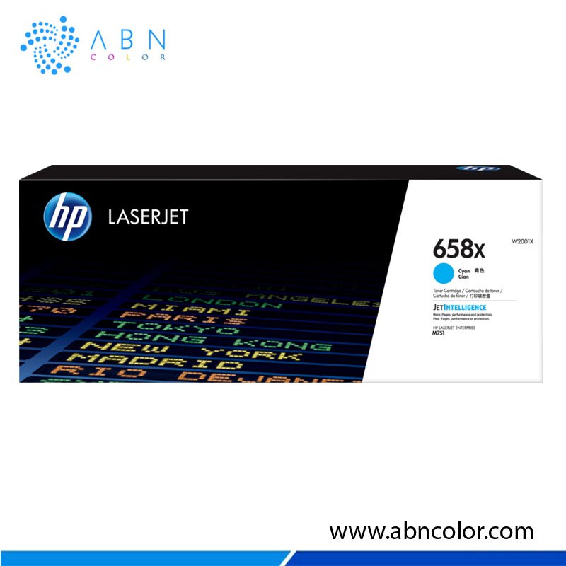 Toner HP 658X Cyan W2001X para M751dn y M751n