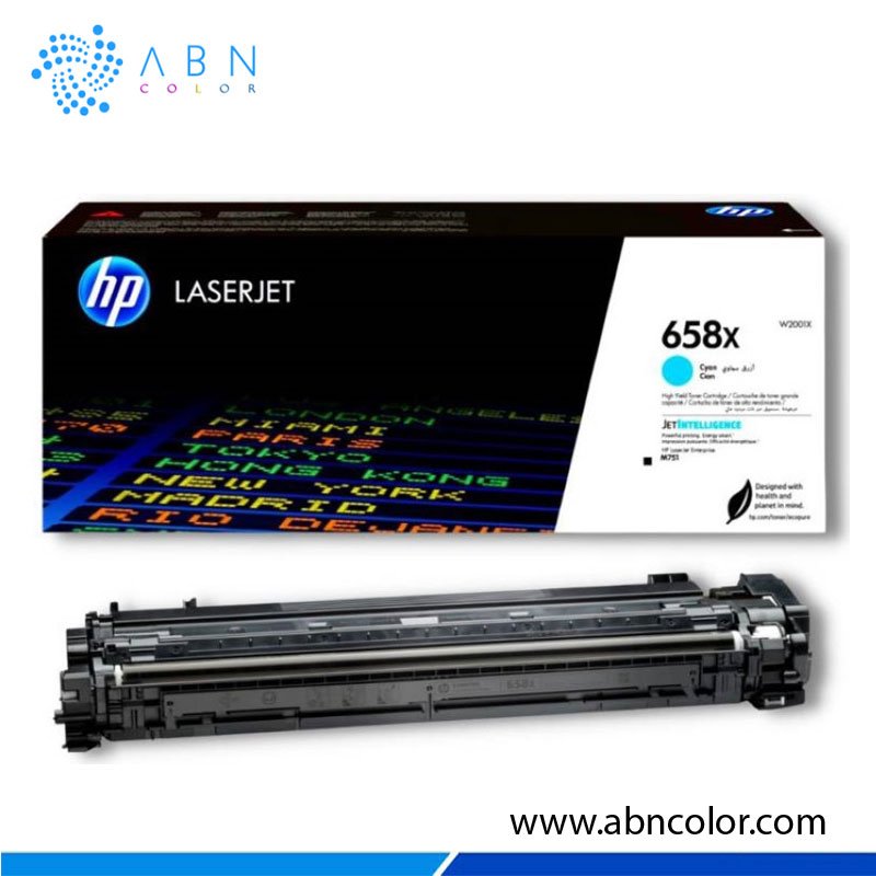 Toner HP 658X Cyan W2001X para M751dn y M751n