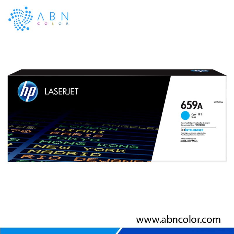 Toner HP 659A Cyan W2011A para M856dn y MFP M776dn