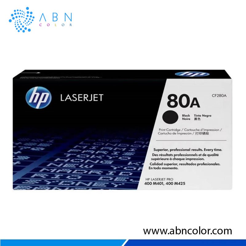 Toner HP 80A Negro CF280A | para M401a M425dw M401dw