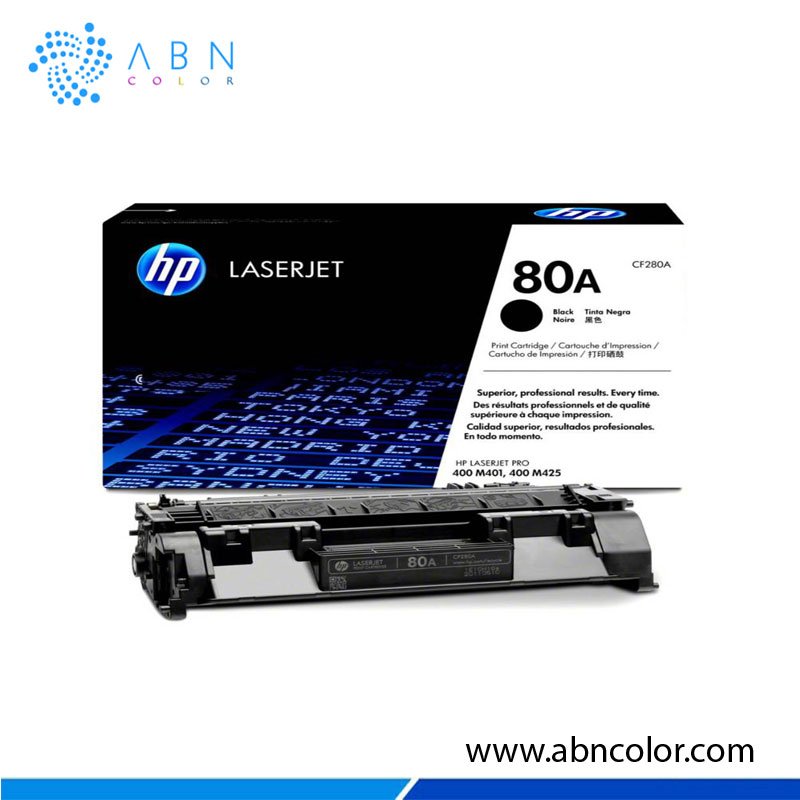 Toner HP 80A Negro CF280A | para M401a M425dw M401dw
