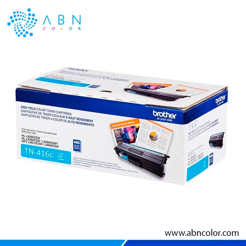 Toner Brother TN-416 Cyan L8360CDWT, MFC-L8900CDW