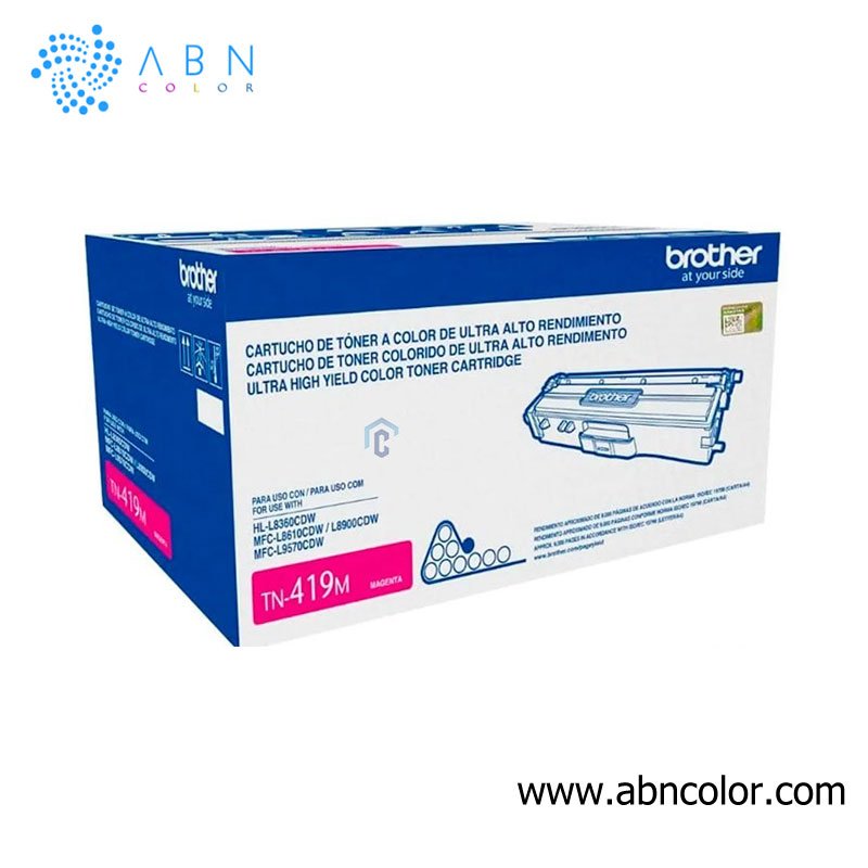 TONER-BROTHER-TN-419-MAGENTA-ORIGINAL Toner Brother TN-419 Magenta para MFC-L8610CDW