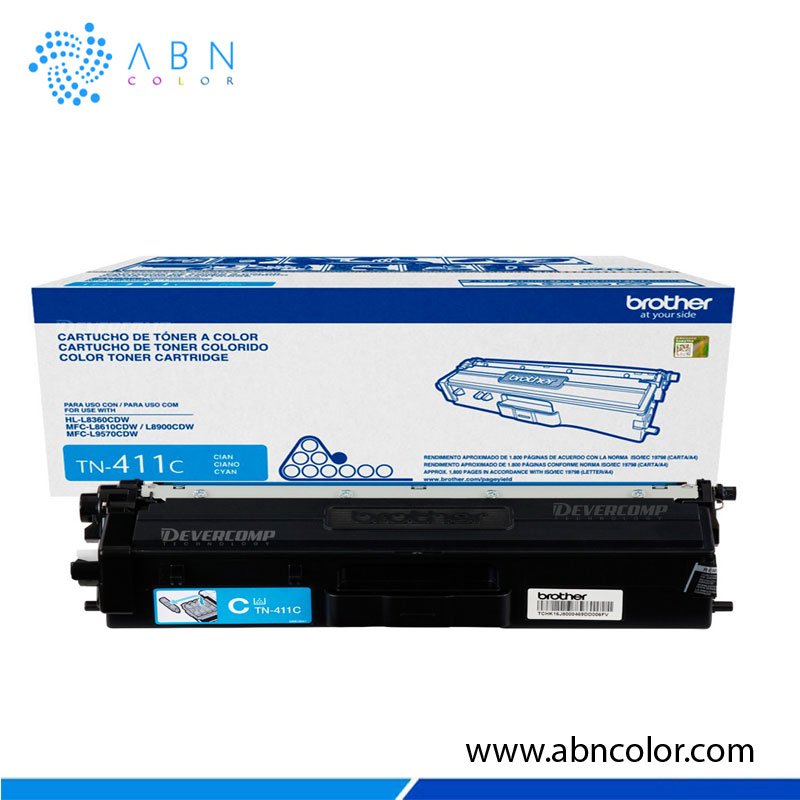 TONER-BROTHER-TN411-CYAN Toner Brother TN-411 Cyan MFC-L8900CDW, L8260CDW