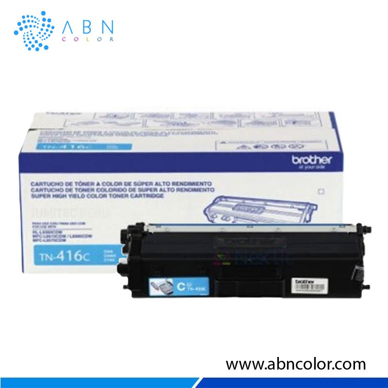 TONER-BROTHER-TN416-CYAN Toner Brother TN-416 Cyan L8360CDWT, MFC-L8900CDW