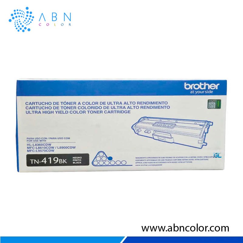 TONER-BROTHER-TN419-NEGRO-ORIGINAL Toner Brother TN-419 Negro para MFC-L8610CDW