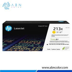 Toner HP 213X Amarillo W2132X Original para 5700dn, 5800dn, 6700dn y 6800dn