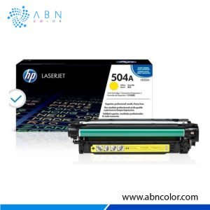 Toner HP 504A Amarillo CE252A Original para Impresoras CM3530 y CP3525