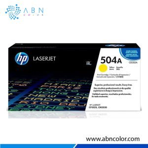 Toner HP 504A Amarillo CE252A Original para Impresoras CM3530 y CP3525