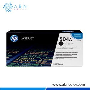 Toner HP 504A Negro CE250A Original para Impresoras CM3530 y CP3525