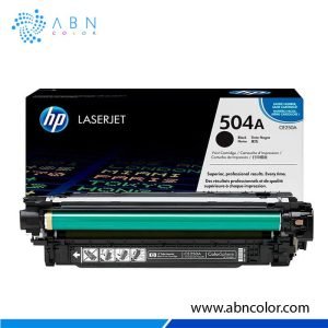 Toner HP 504A Negro CE250A Original para Impresoras CM3530 y CP3525