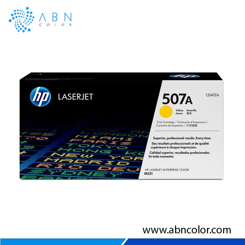 Toner HP 507A Amarillo CE402A para M551, M570, M575