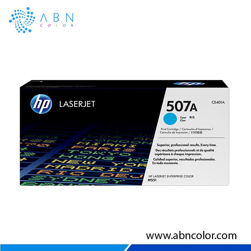 Toner HP 507A Cyan CE401A Para M551, M570, M575
