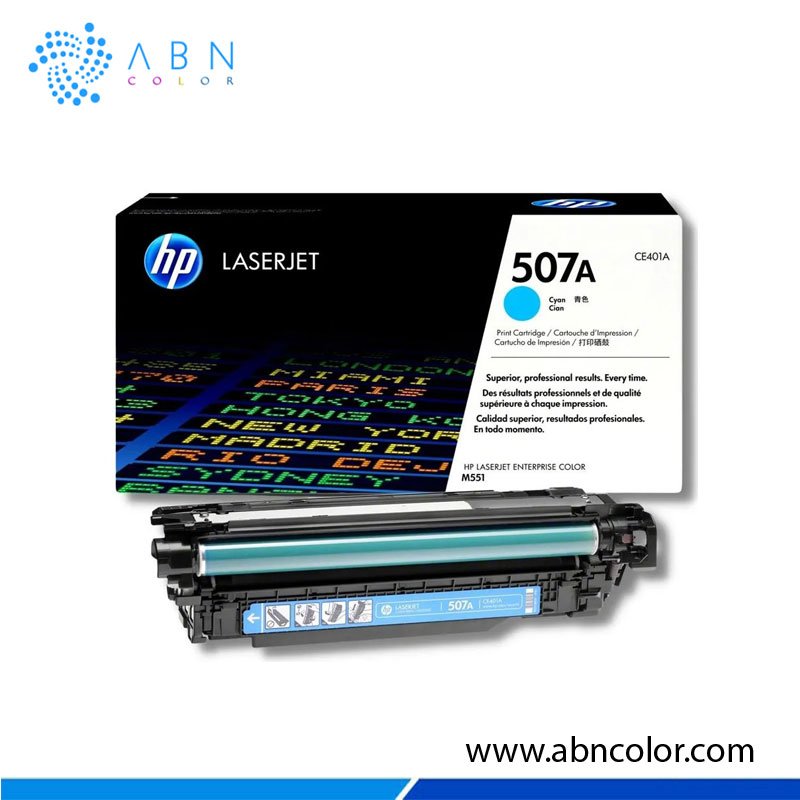 Toner HP 507A Cyan CE401A Para M551, M570, M575