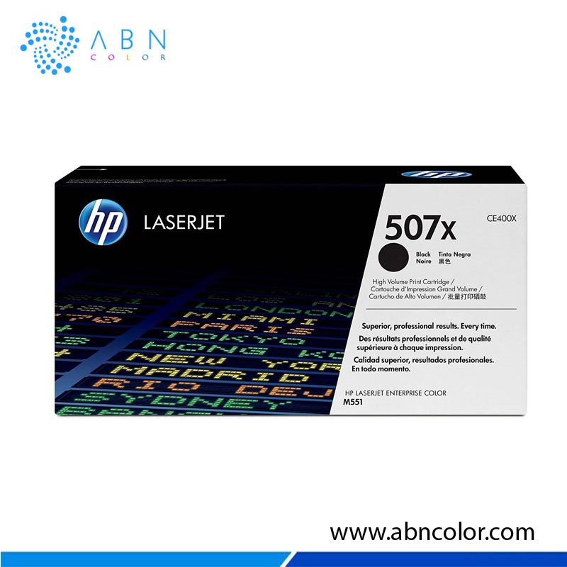 Toner HP 507X Negro CE400X para M551DN y M55n