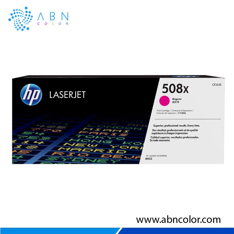 Toner HP 508X Magenta CF363X para M553n y M553x
