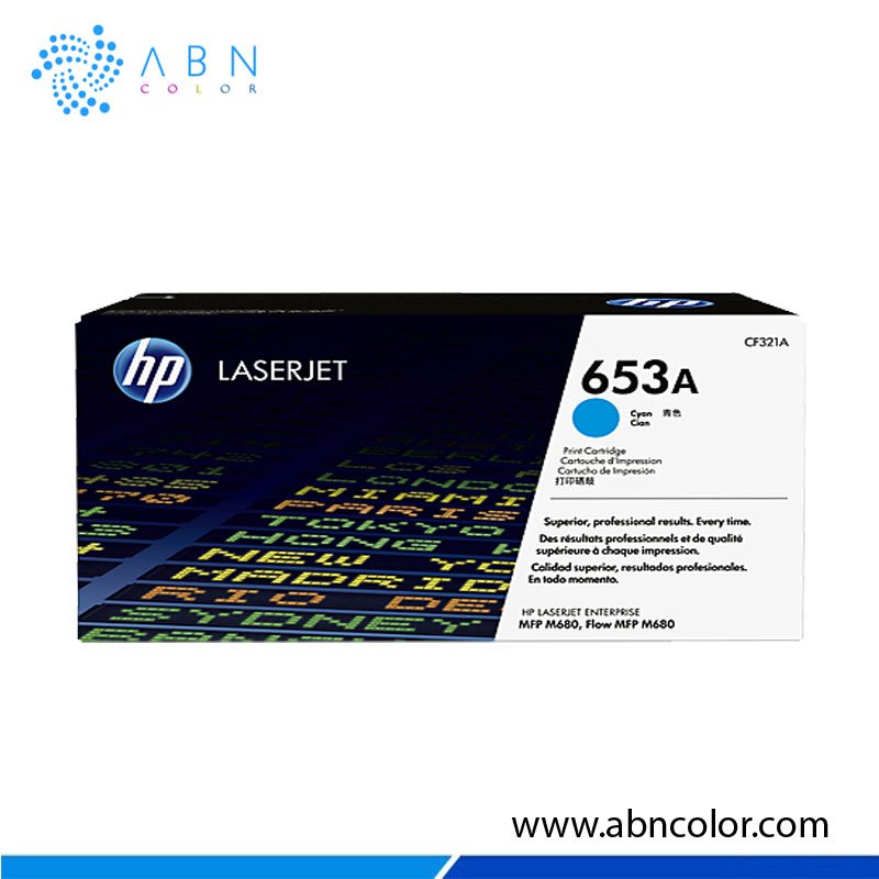 Toner HP 653A Cyan CF321A para M680z y M680dn