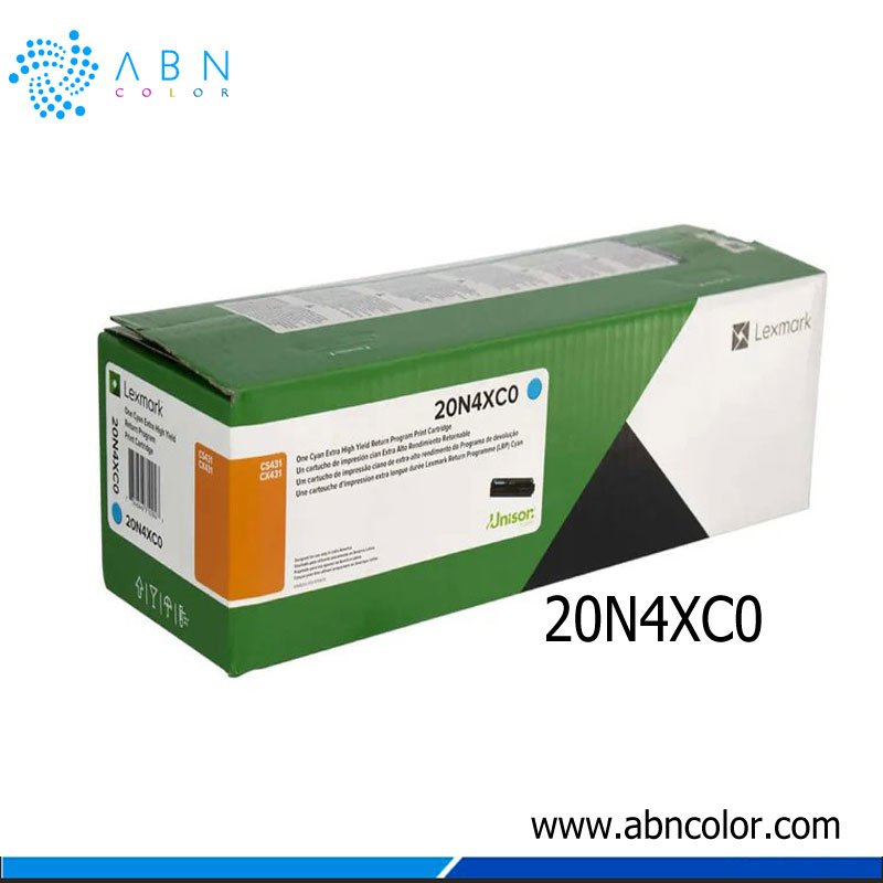 Toner Lexmark 20N4XC0 Cyan CS431dw y CX431adw
