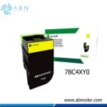 Toner Lexmark 78C4XY0 Amarillo CS622de y CS421dn