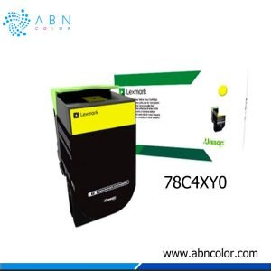 Toner Lexmark 78C4XY0 Amarillo CS622de y CS421dn