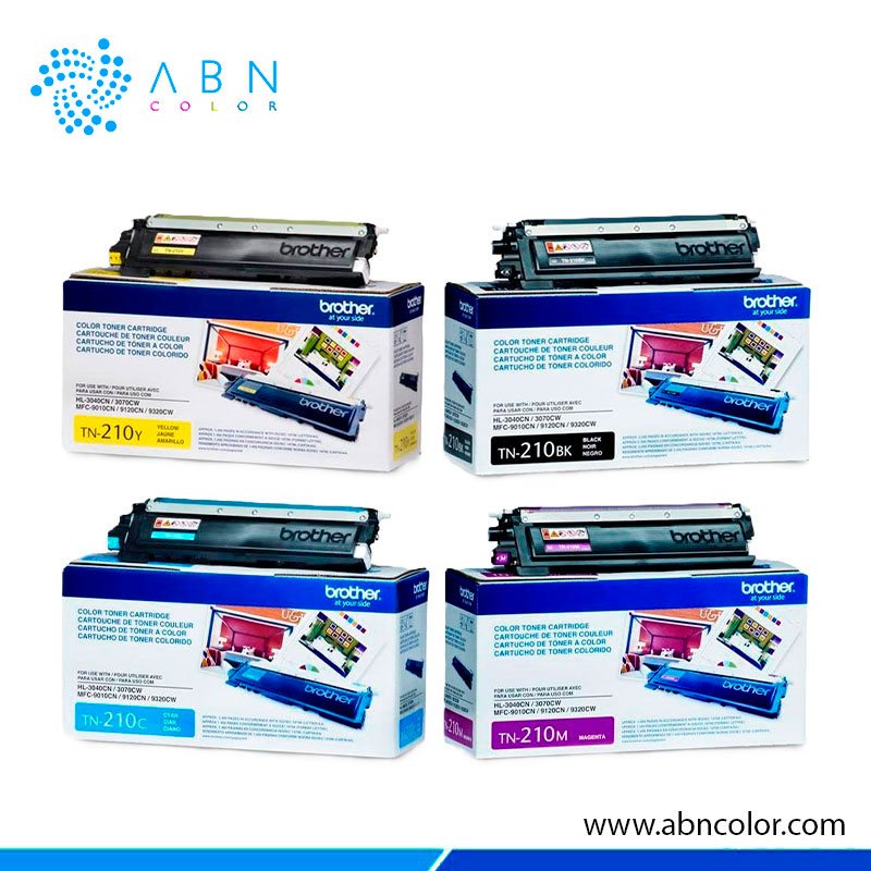 TONER-BROTHER-TN-210-4-COLORES-ORIGINAL Toner Brother 3040CN 3070CW Original | TN210