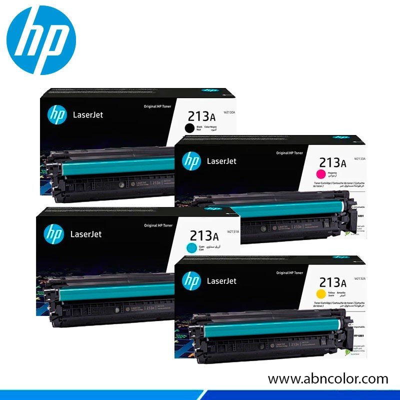 TONER-HP-213A-4-COLORES-ORIGINALES Toner HP 5800dn 5700dn 6700dn 6800dn | 213A