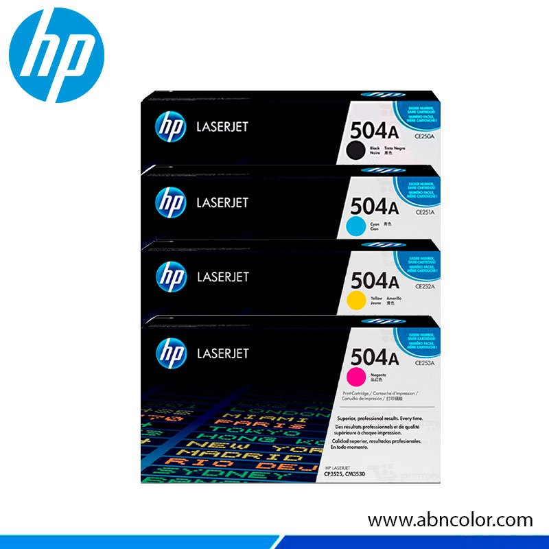 Toner HP CM3530fs CM3530 CP3525dn CP3525x | 504A