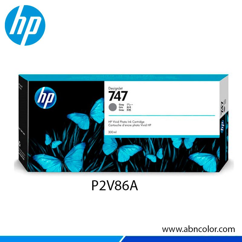 Tinta HP 747 P2V86A GRAY Z9+, Z9+DR