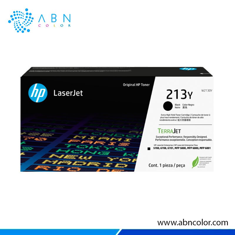 TONER-HP-213Y-NEGRO Toner HP 213Y Negro W2130Y 5800dn, 5700dn